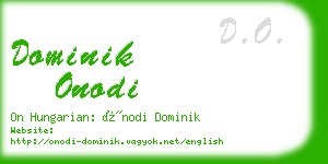 dominik onodi business card